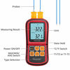 Picture of Proster Digital Thermocouple Temperature Thermometer with Two K-Type Thermocouple Probe Backlight LCD K Type Thermometer Dual Channel for K/J/T/E/R/S/N Type
