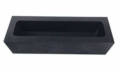 Picture of OTOOLWORLD Gold Silver Graphite Ingot Mold Mould Crucible for Melting Casting Refining (2kg)
