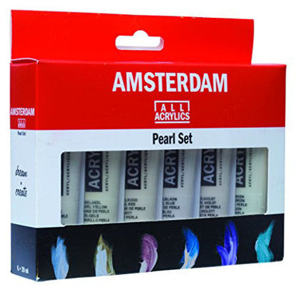 Picture of Amsterdam Acrylic Standard Series Paint Set 6x20ml Pearl