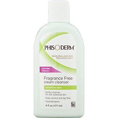 Picture of Phisoderm Fragrance Free Cream Cleanser For Sensitive Skin 6 oz (Pack of 4)