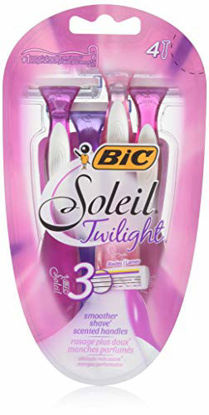 Picture of BIC Soleil Twilight Women's 3-Blade Disposable Razor, 4 Count