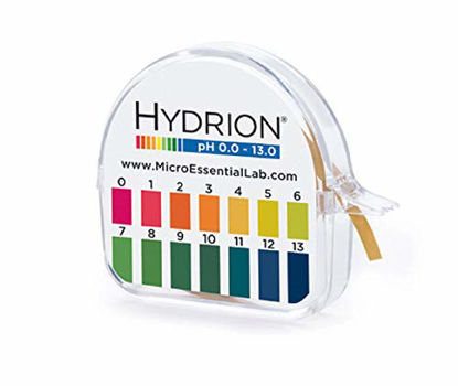 Picture of Hydrion Ph Paper (93) with Dispenser and Color Chart - Full Range Insta Chek ph- 0-13