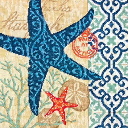 Picture of DIMENSIONS Needlepoint Kit, Starfish Pattern, 14'' x 14''