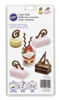 Picture of Wilton Candy Mold - Dessert Accents, 10 Cavities/5-Designs