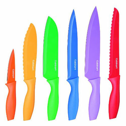 Picture of Cuisinart C55-01-12PCKS Advantage Color Collection 12-Piece Knife Set, Multicolor