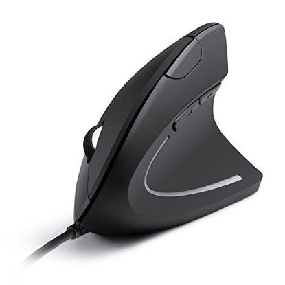 Picture of Anker Ergonomic Optical USB Wired Vertical Mouse 1000/1600 DPI, 5 Buttons CE100