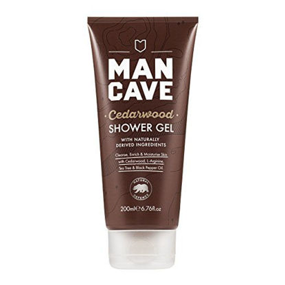 Picture of ManCave Natural Cedarwood Shower Gel 200ml