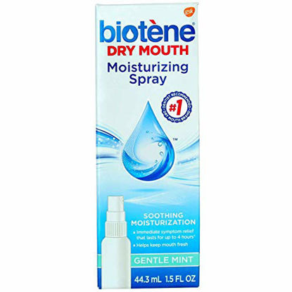 Picture of Biotene Mouth Spray, Gentle Mint, 1.5 Ounce Bottle 3 Pack