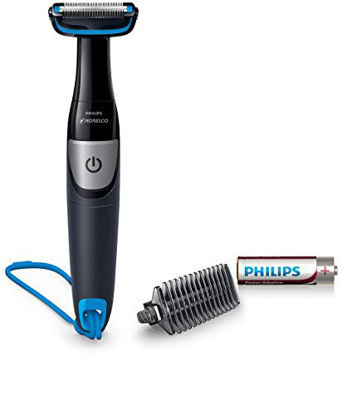 Picture of Philips Norelco Bodygroom Series 1100, BG1026/60, Showerproof Body Hair Trimmer and Groomer for Men