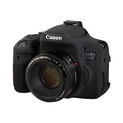 Picture of easyCover EA-ECC750DB Case for Canon 750D/T6i (Black)