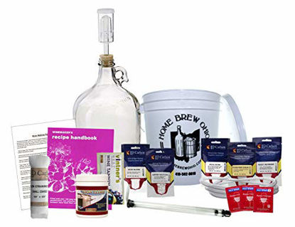 Picture of Home Brew Ohio - COMINHKPR147912 Ohio Upgraded 1 gal Wine from Fruit Kit, Includes Mini Auto-Siphon