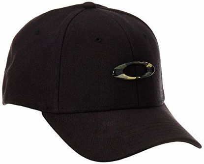 Picture of Oakley mens Tincan Cap Hat, Black/Graphic Camo, Large-X-Large US