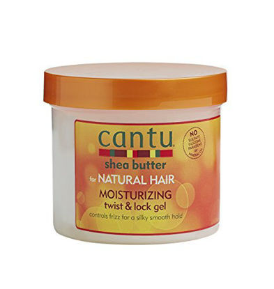 Picture of Cantu Shea Butter For Natural Hair Moisturizing Twist & Lock Gel, 13 Ounce (Pack of 1)