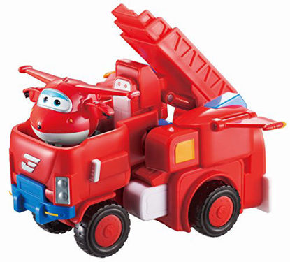Picture of Super Wings - Jett's Robo Rig, Transforming Toy Vehicle Set, Includes Transform-A-Bot Jett Figure, 2" Scale