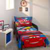 Picture of Disney Cars Rusteze Racing Team 4 Piece Toddler Bedding Set, Blue/Red/Yellow/White