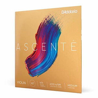 Picture of D'Addario Ascenté Violin String Set, 4/4 Scale, Medium Tension