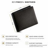 Picture of EGNT Carbon Mens Leather Wallet with ID Window Slim RFID Bifold Travel