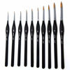 Picture of Detail Paint Brushes Set 10pcs Miniature Brushes for Fine Detailing & Art Painting - Acrylic, Watercolor,Oil,Models, Warhammer 40k.