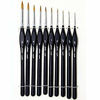 Picture of Detail Paint Brushes Set 10pcs Miniature Brushes for Fine Detailing & Art Painting - Acrylic, Watercolor,Oil,Models, Warhammer 40k.