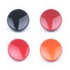 Picture of VKO Soft Metal Shutter Release Button Compatible with Fujifilm X-T30 X-T4 X-T3 X100F X-T20 X-PRO2 X30 X100T X100S X-T2 RX10 II III IV Camera Black Red Dark-red Orange 11mm Concave Surface(4 Pack)