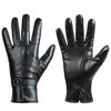 Picture of Womens Winter Leather Gloves Touchscreen Texting Warm Driving Lambskin Gloves