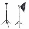 Picture of HAITENT Phone Floor Tripod Stand,7.2 Feet Retractable Adjustable Gooseneck Cell Phone Tall Tripod Stand for iPhone 12 Pro Max,iPhone 11 Pro Max,iPhone Xs Max, with Smart Phone Holder Clamp