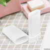 Picture of Deodorant Containers (10-Pack) - White - 0.5 Oz (15 ml) - 20 Writable Stickers - Twist Mechanism and Cap - Empty - Refillable Cosmetic Containers for Homemade Natural Deodorant, Lip Balm, Soap, etc.