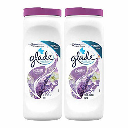 Picture of Glade Carpet and Room Powder, Lavender and Vanilla, 32-Ounce 2-Pack