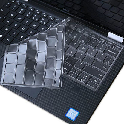 Picture of Ultra Thin Clear Keyboard Skin for Dell XPS 13 9380 9370 9365 & DELL XPS 13 7390 Standard(Not for 2-in-1 7390), TPU