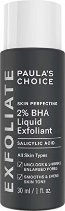 Picture of Paula's Choice Skin Perfecting 2% BHA Liquid Salicylic Acid Exfoliant, Gentle Facial Exfoliator for Blackheads, Large Pores, Wrinkles & Fine Lines, Travel Size, 1 Fluid Ounce - PACKAGING MAY VARY