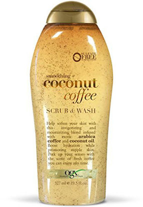 Picture of OGX Coconut Coffee Scrub and Wash, 19.5oz