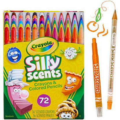 Picture of Crayola Silly Scents Twistables, Scented Crayons & Pencils, 72 Count