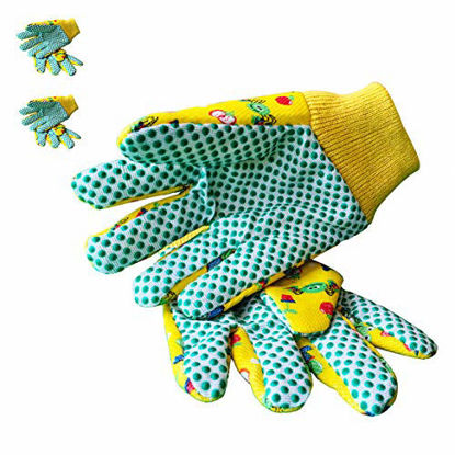 Picture of Kids Garden Gloves - PROMEDIX P - 3-6 Years Old Children Gardening Gloves, 2- Pair Pack