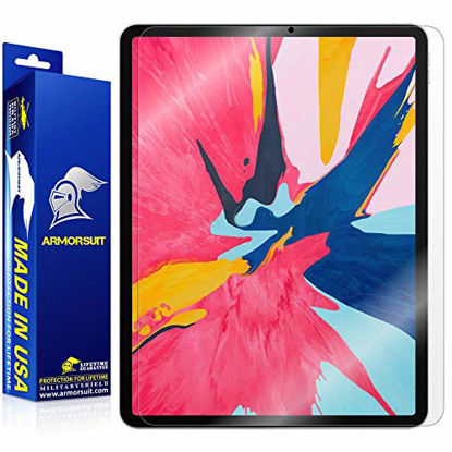 Picture of ArmorSuit MilitaryShield Screen Protector Designed for Apple iPad Pro 12.9" (2020 and 2018 Model) Edge to Edge Anti-Bubble HD Clear Film