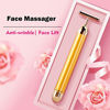 Picture of 2 in 1 Face Massager Roller 24k Facial Golden Pulse Electric 3D Roller and T Shape Arm Eye Nose Head Massager Instant Face Lift Anti Wrinkles Skin Tightening Face Firming