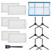 Picture of Mochenli Vacuum Filter Kit Replacement for Robotic Vacuum ILIFE V3 V3S V5 V5s, Pro Robot Vacuum Cleaner 6 Filters and 6 Side Brushes and 1 Primary Filter (Pack of 13)