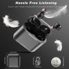 Picture of TOZO T6 True Wireless Earbuds Bluetooth Headphones Touch Control with Wireless Charging Case IPX8 Waterproof TWS Stereo Earphones in-Ear Built-in Mic Headset Premium Deep Bass for Sport Black