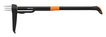 Picture of Fiskars 4-Claw Weeder 39 Inch , Black/Orange (339950-1001)