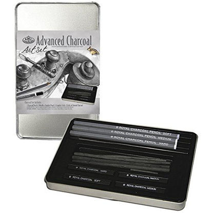 Picture of Royal & Langnickel RSET-ART2503 Small Tin Charcoal Drawing Art Set