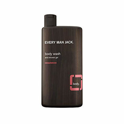 Picture of Every Man Jack Body Wash and Shower Gel Cedarwood, 16.9 Ounce