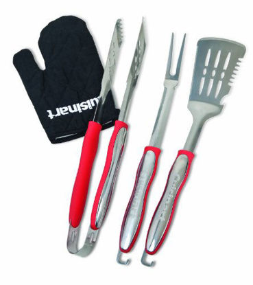 Picture of Cuisinart CGS-134 Grilling Tool Set with Grill Glove, Red (3-Piece)