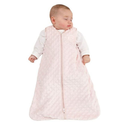 Picture of HALO Sleepsack Wearable Blanket, Velboa, Pink Plush Dots, Large
