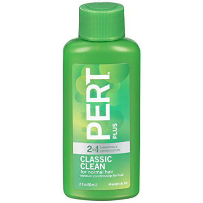 Picture of Pert Happy Medium 2 in 1 Shampoo Plus Conditioner, 1.7 Fl Oz (4 Pack)
