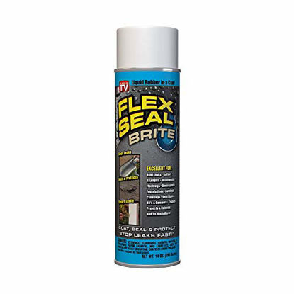 Picture of Flex Seal Brite Liquid Rubber Sealant Coating, 14 Ounce, Brite