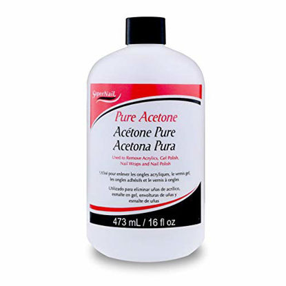 Picture of Super Nail Pure Acetone, AS SHOWN 16 Fl Oz