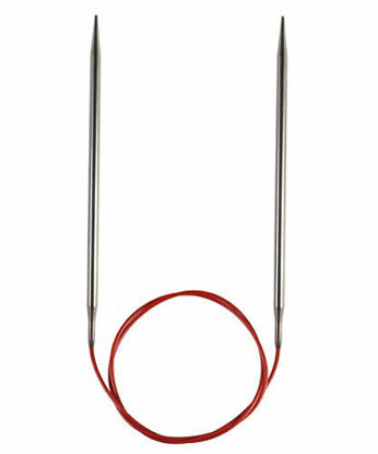 Picture of ChiaoGoo Red Lace Circular 32 inch (81cm) Stainless Steel Knitting Needle Size US 6 (4mm) 7032-6