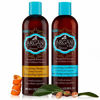 Picture of HASK ARGAN OIL Shampoo and Conditioner Set Repairing for All Hair Types, Color Safe, Gluten-Free, Sulfate-Free, Paraben-Free - 1 Shampoo and 1 Conditioner
