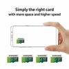 Picture of Samsung (MB-ME256GA/AM) 256GB 100MB/s (U3) MicroSDXC EVO Select Memory Card with Full-Size Adapter