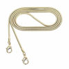 Picture of Xiazw Small Square Copper Purse Shoulder Cross Body Handbag Bag Chain Strap Replacement(Gold, 47'')