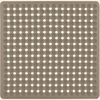 Picture of Gorilla Grip Patented Shower Stall Mat, 21x21 Bath Tub Mats, Washable, Square Bathroom Mats for Showers with Drain Holes, Suction Cups, Beige Opaque